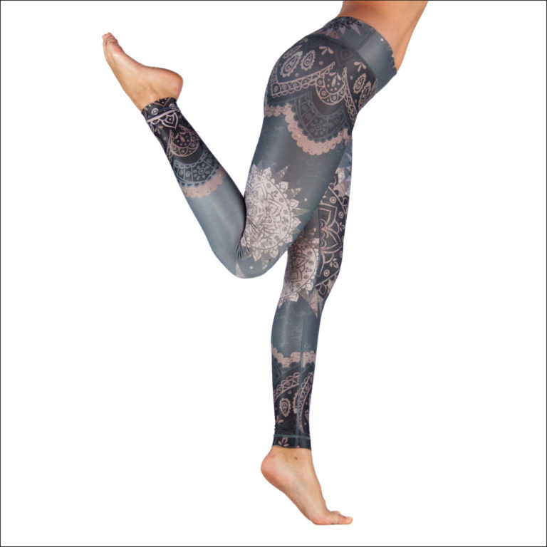 Niyama Yoga Pants Dancing Beauty - Italian fabric, Made in Europe