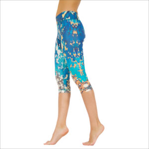 Niyama Yoga Pants Capri Sapphire Dream