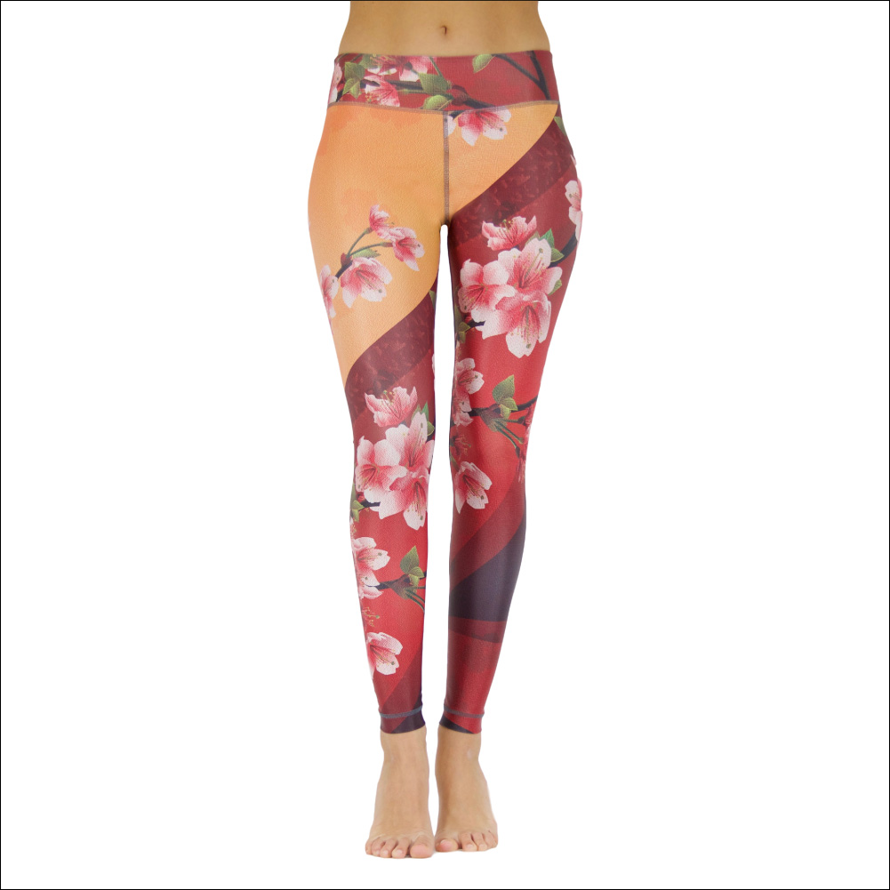 Niyama Yoga Pants Cherry Blossom